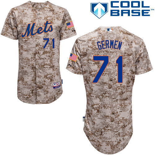 Gonzalez Germen #71 Youth Baseball Jersey-New York Mets Authentic Alternate Camo Cool Base MLB Jersey